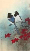 吉林省美术家协会会员 曲胜利其他作品《喜鹊登枝》